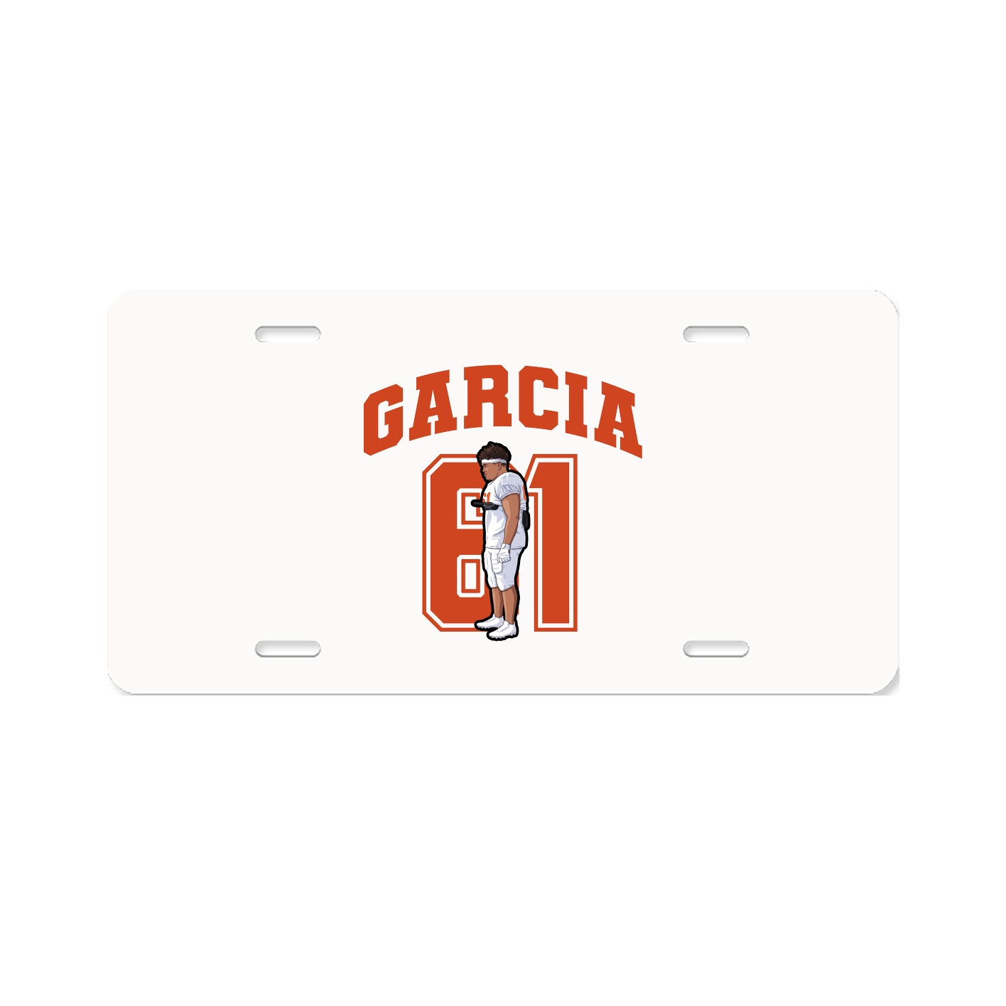 License Plate — Number in Classic