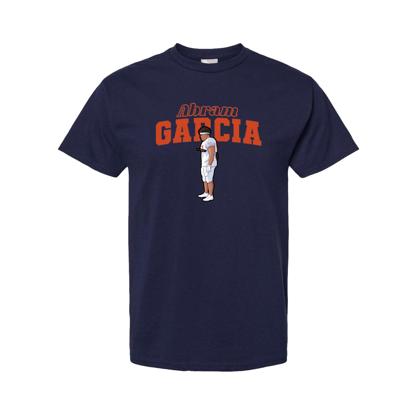 Youth Tee — Name Arch in Navy