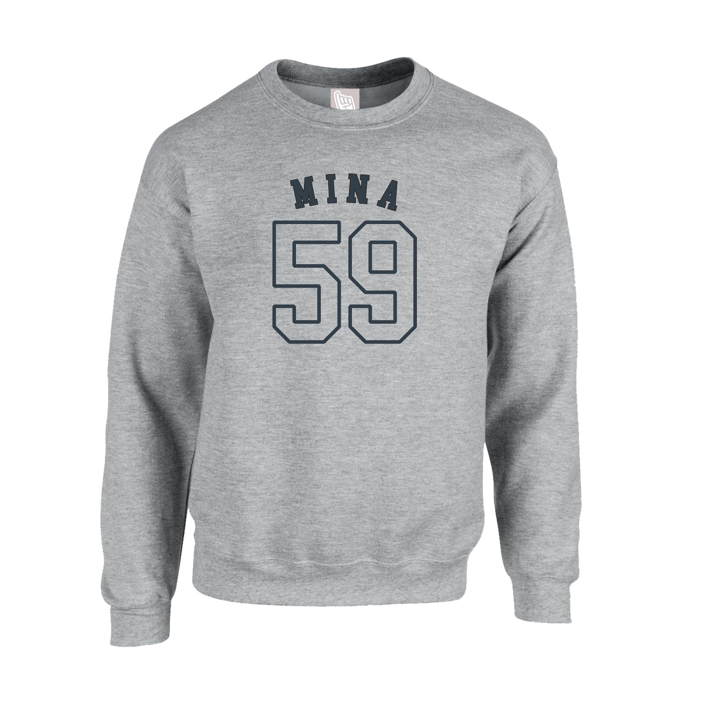 Fleece Crew — Shirsey Arch in Grey