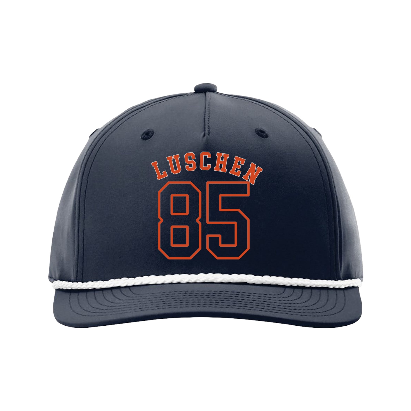 Five-Panel Classic Rope Cap — Shirsey Arch in Navy