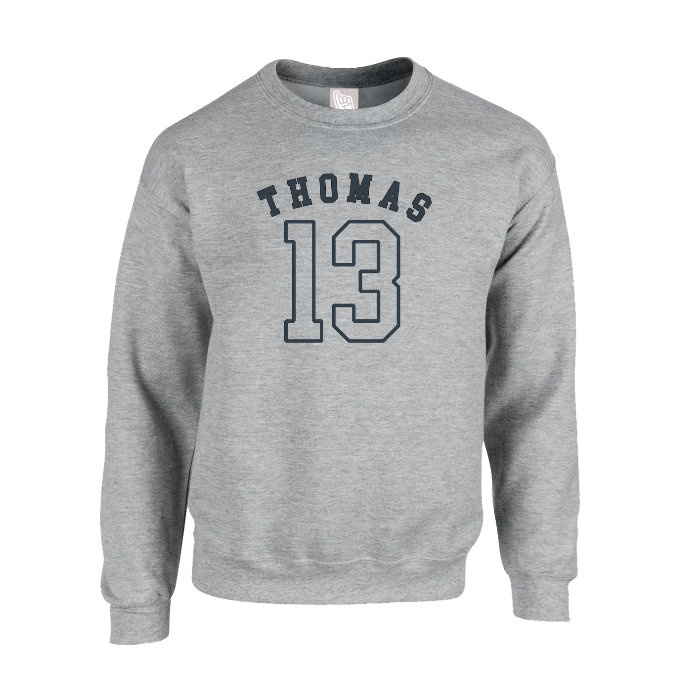 Fleece Crew — Shirsey Arch in Grey