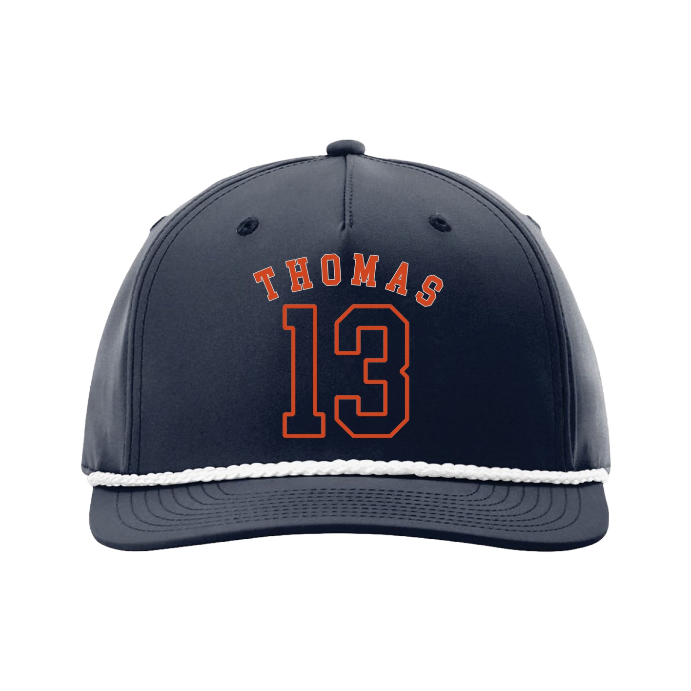 Five-Panel Classic Rope Cap — Shirsey Arch in Navy