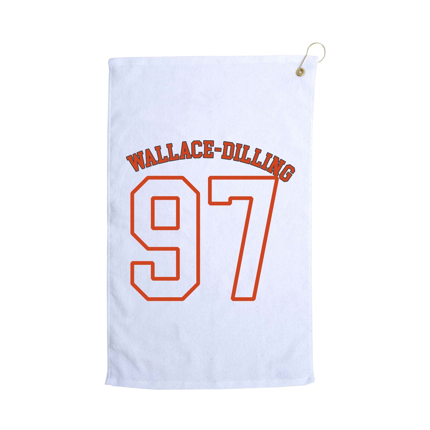 Golf Towel — Shirsey Arch in White