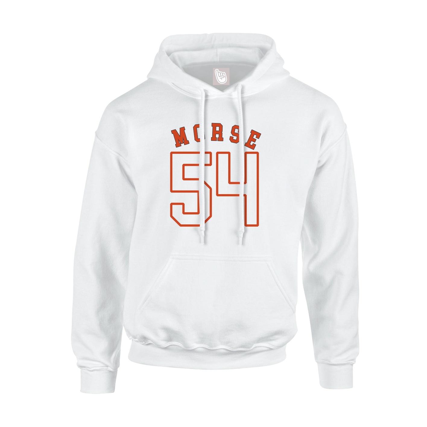 Hoodie — Shirsey Arch in White