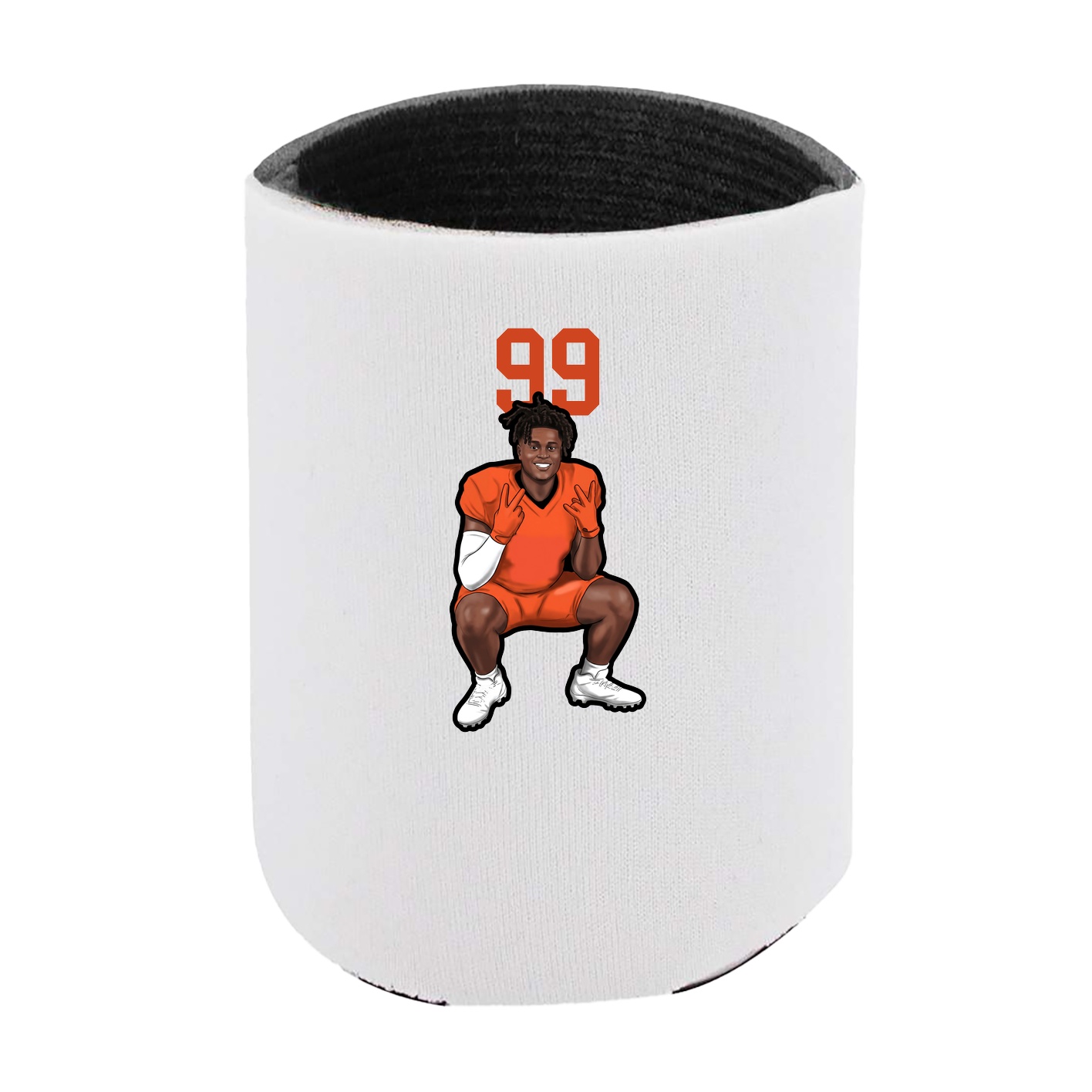 Can Holder — Number Top in White