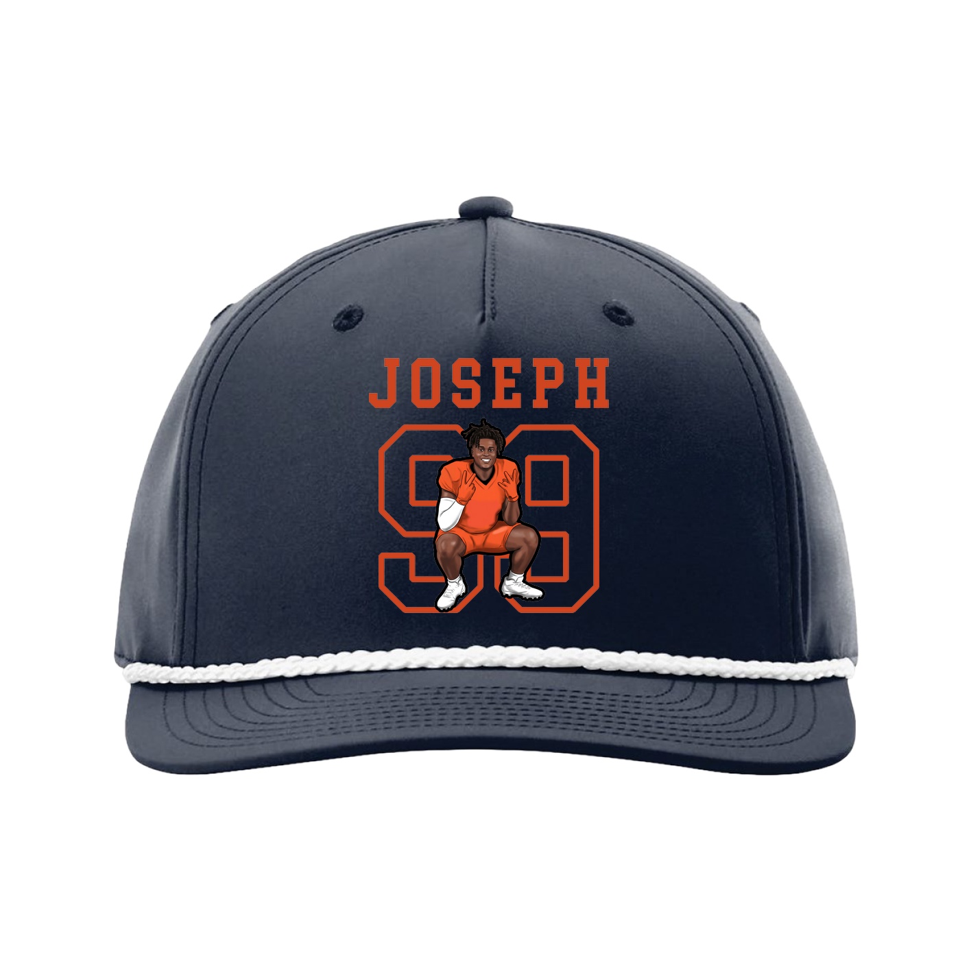 Five-Panel Classic Rope Cap — Shirsey in Navy