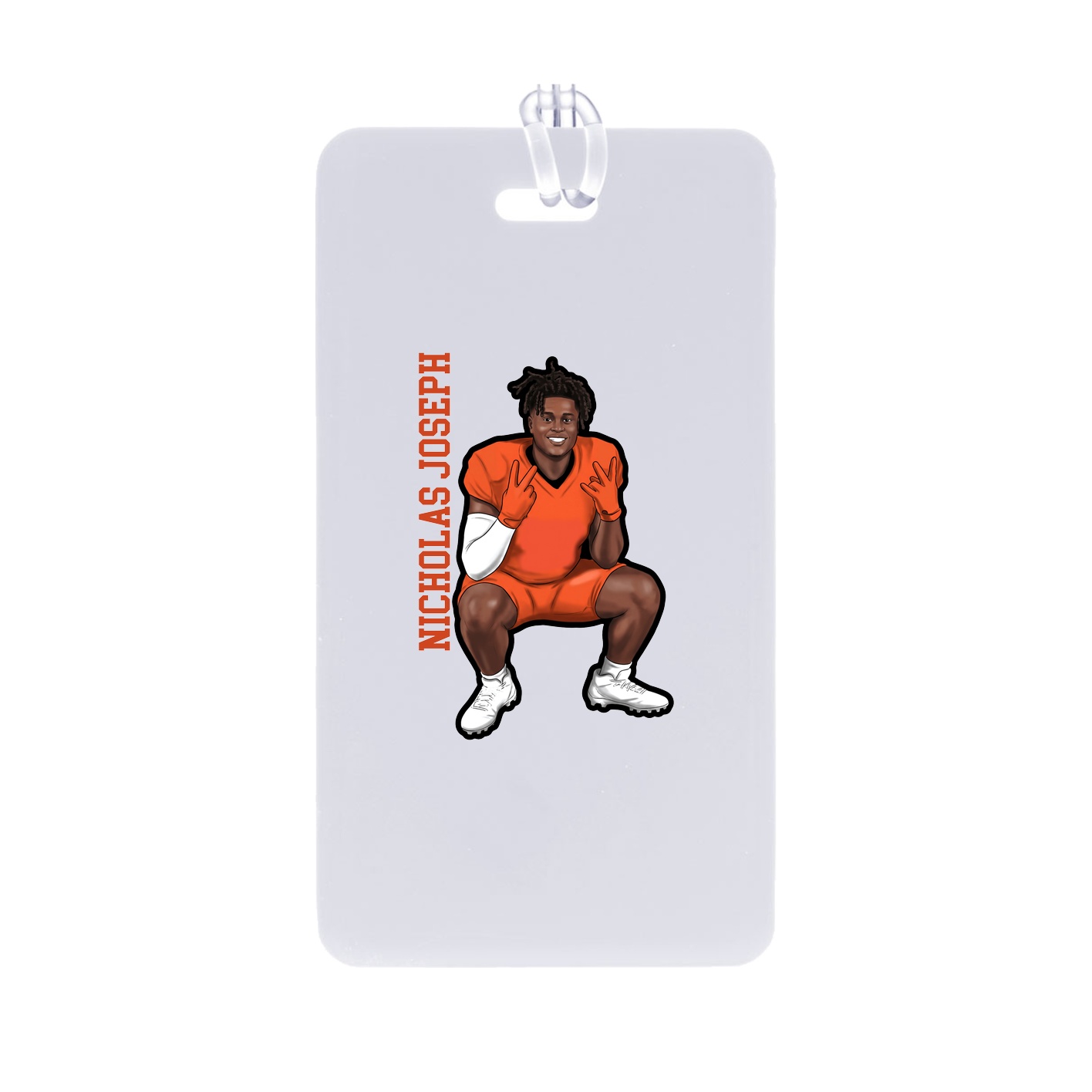 Bag Tag — Name Vertical in Classic