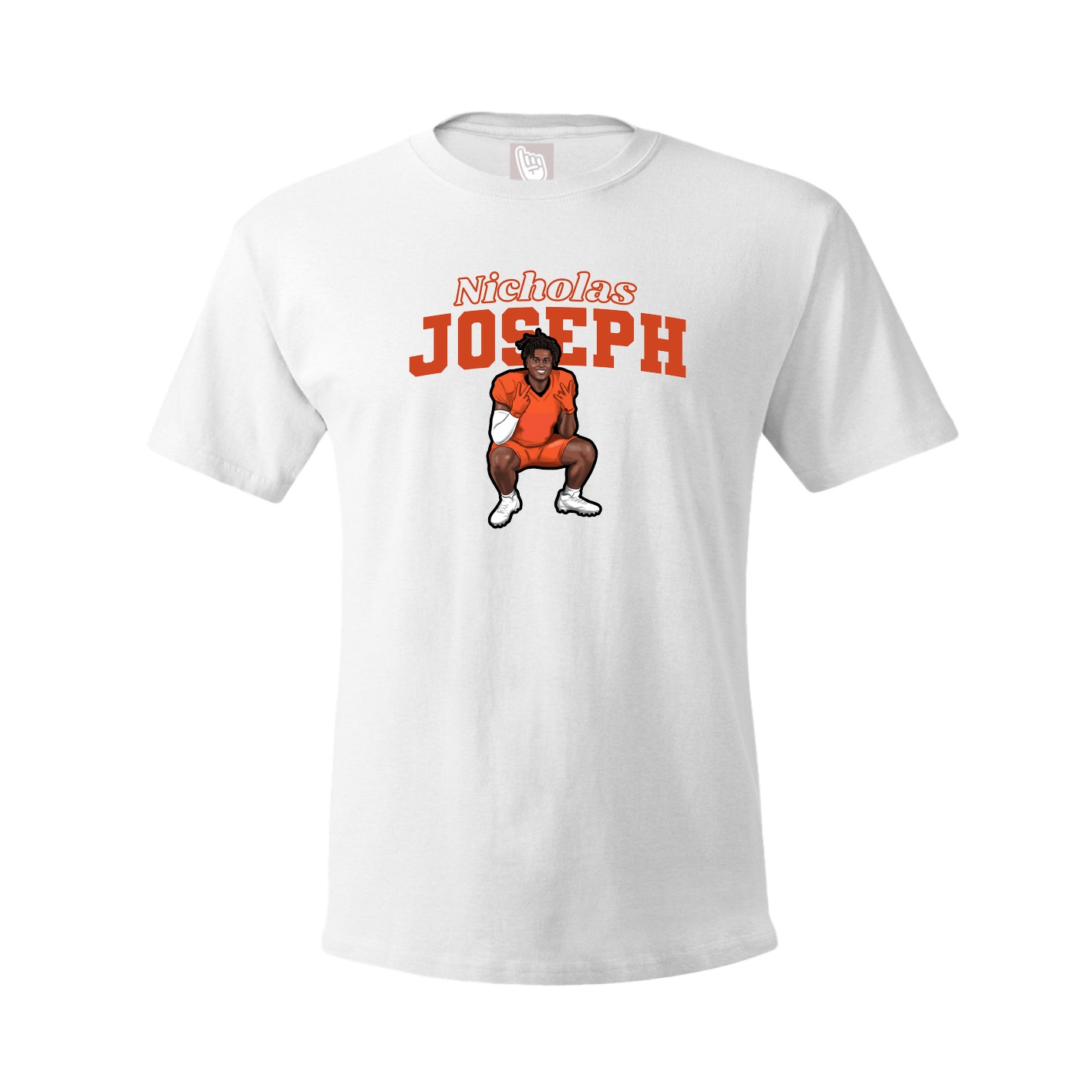 Tee — Name Arch in White