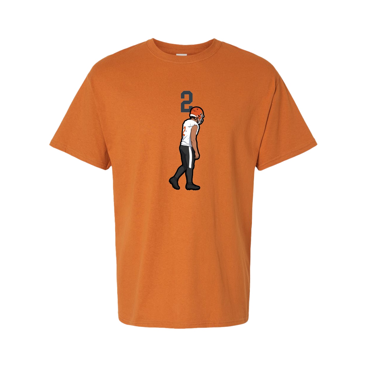 Tee — Number Top in Orange