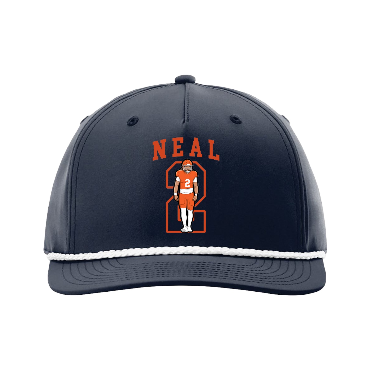 Five-Panel Classic Rope Cap — Shirsey in Navy