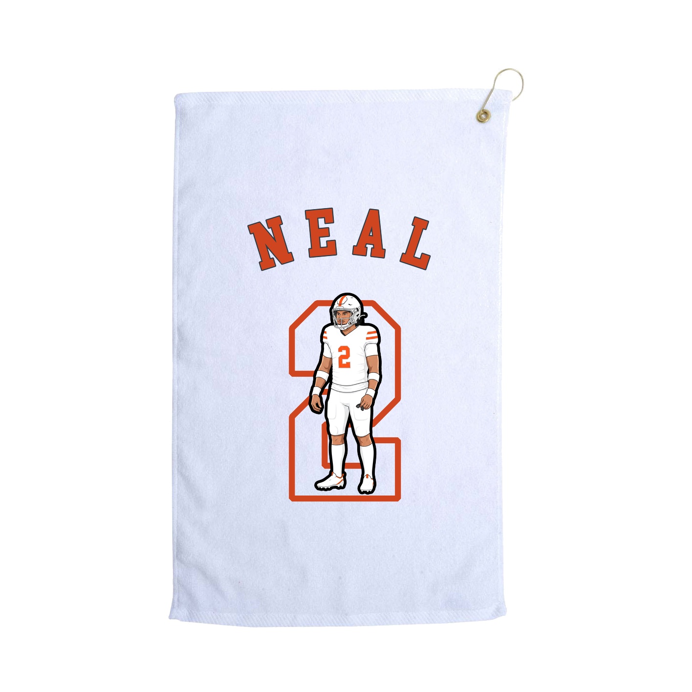 Golf Towel — Shirsey Arch in White
