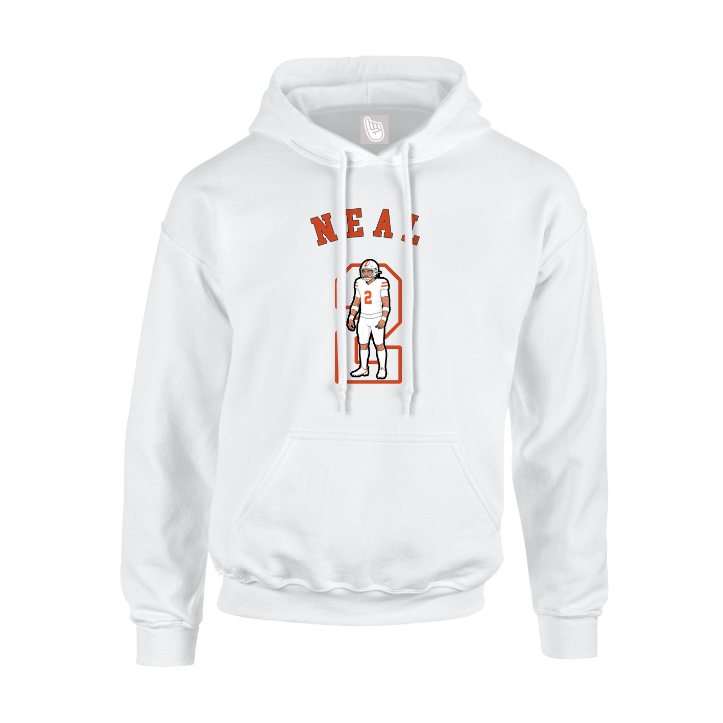 Youth Hoodie — Shirsey Arch in White