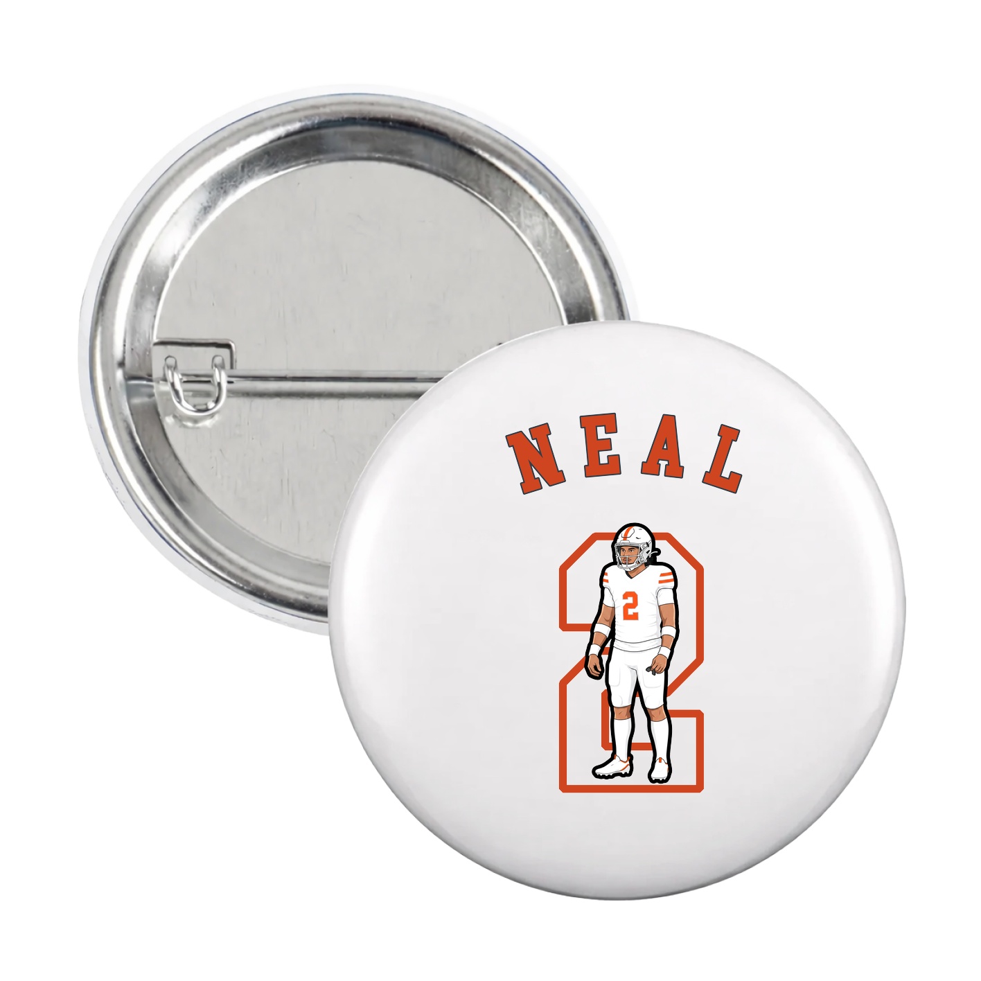 Game Day Button — Shirsey Arch in White