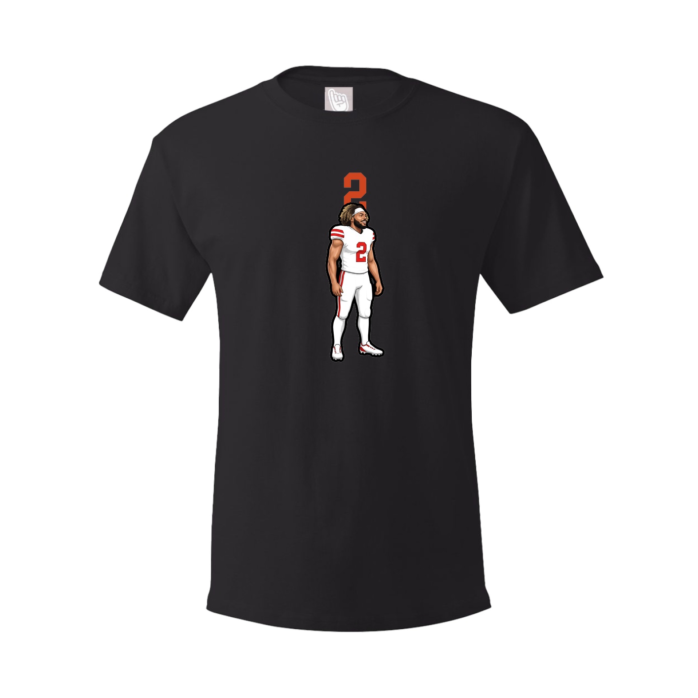 Tee — Number Top in Black