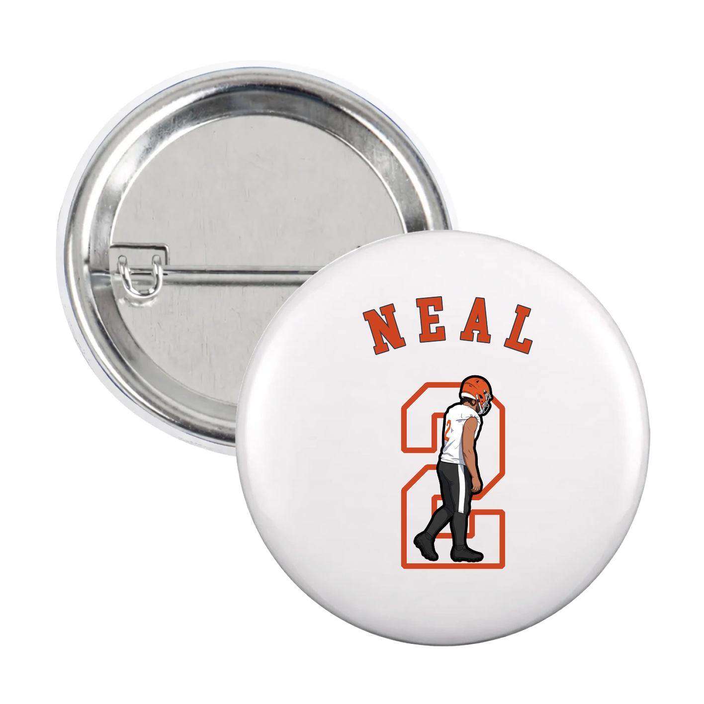 Game Day Button — Shirsey Arch in White