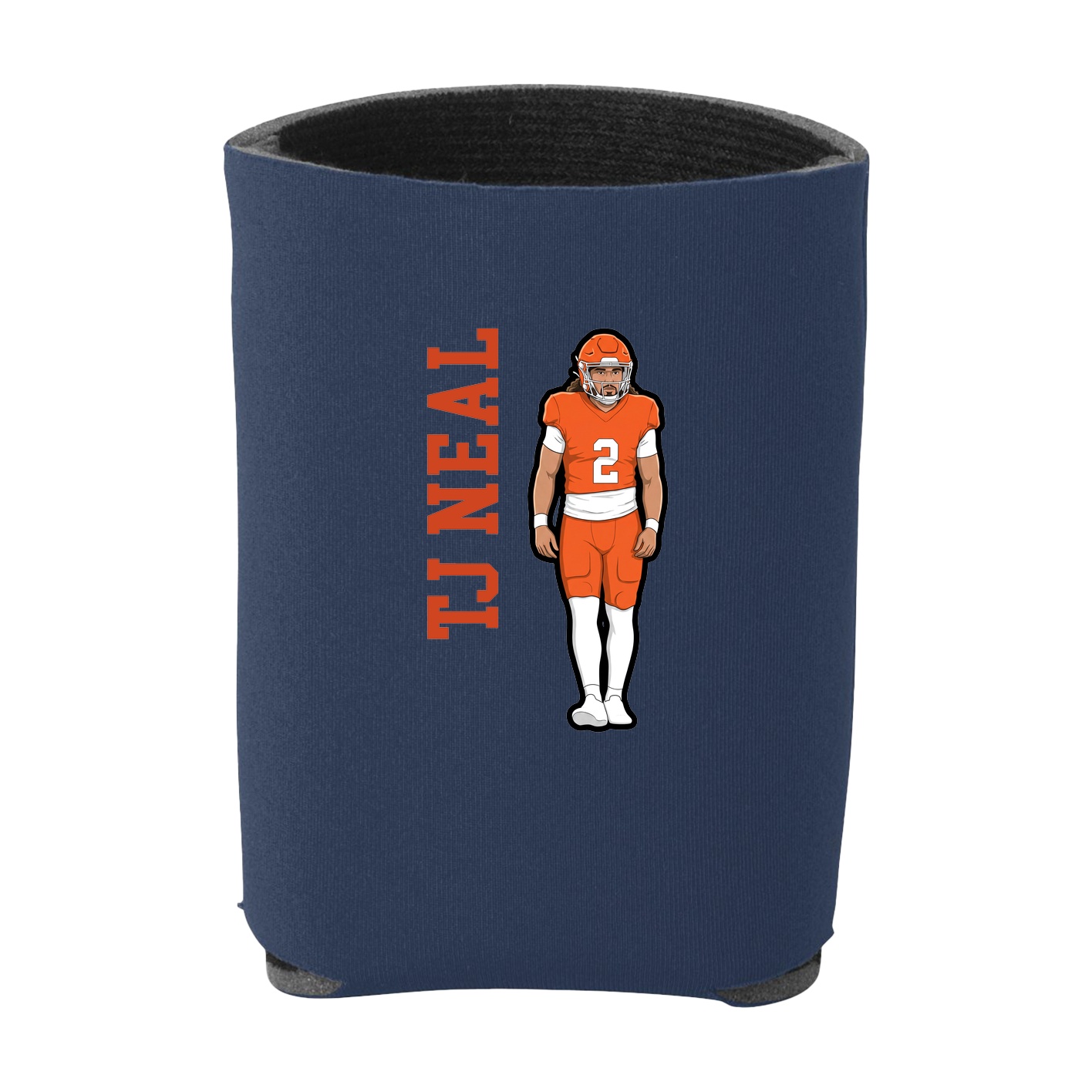 Can Holder — Name Vertical in Navy