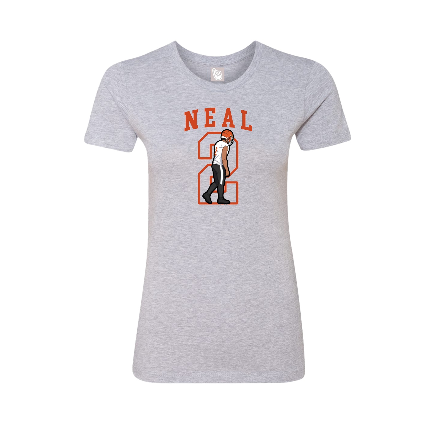 Fitted Women's Tee — Shirsey in Grey