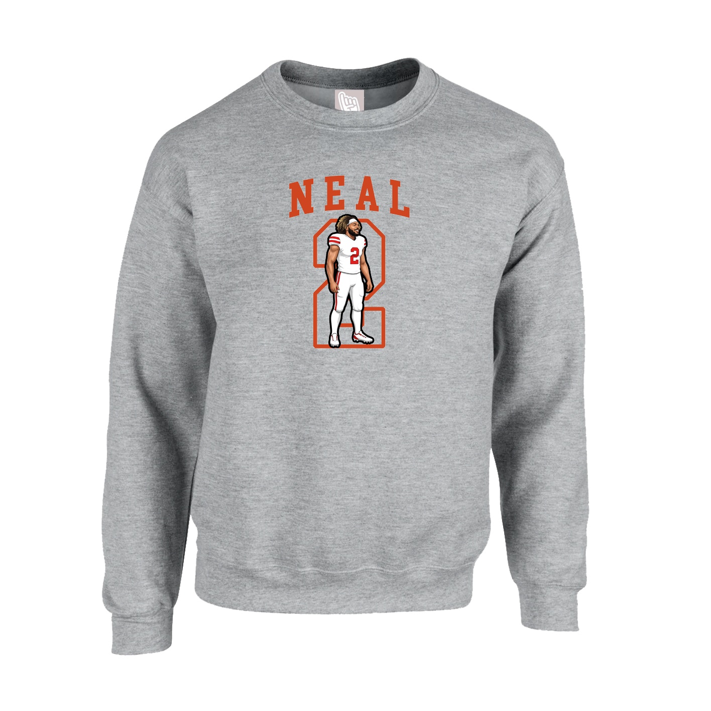 Fleece Crew — Shirsey in Grey