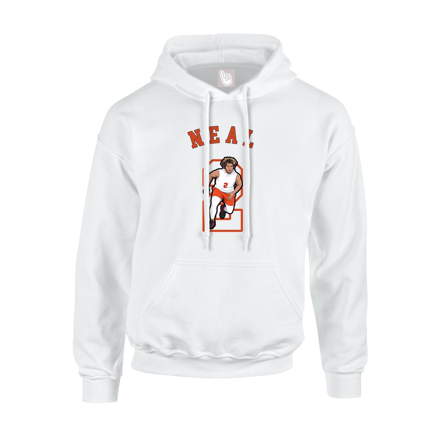 Youth Hoodie — Shirsey Arch in White
