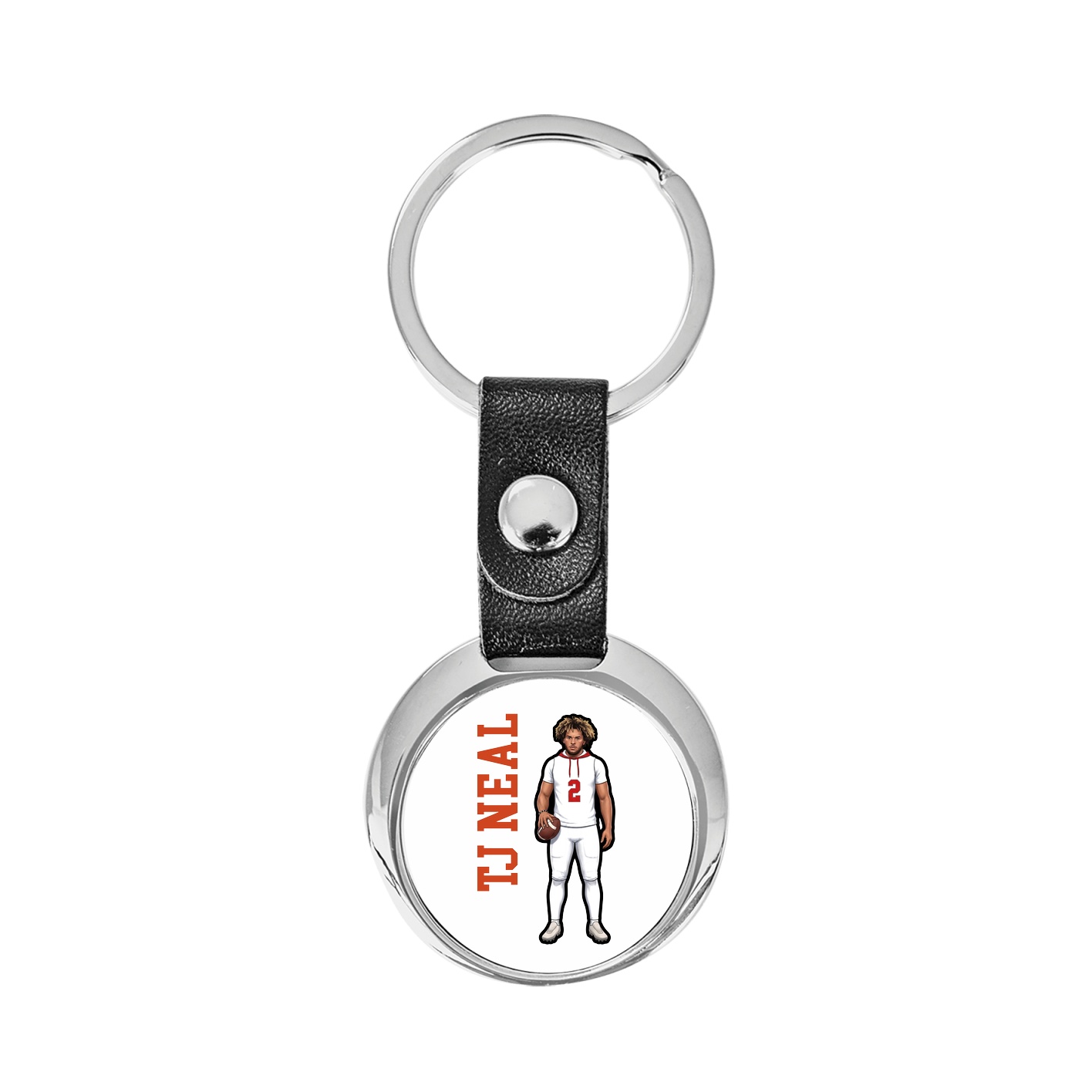 Key Chain — Name Vertical in Classic