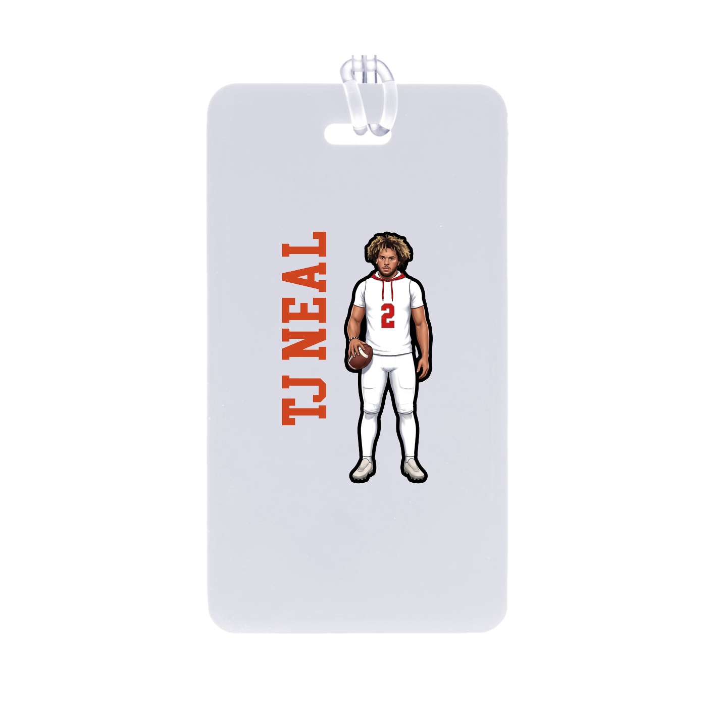 Bag Tag — Name Vertical in Classic