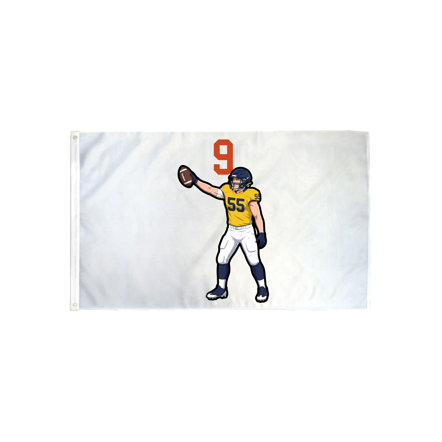 3x5 Flag — Number Top in Classic