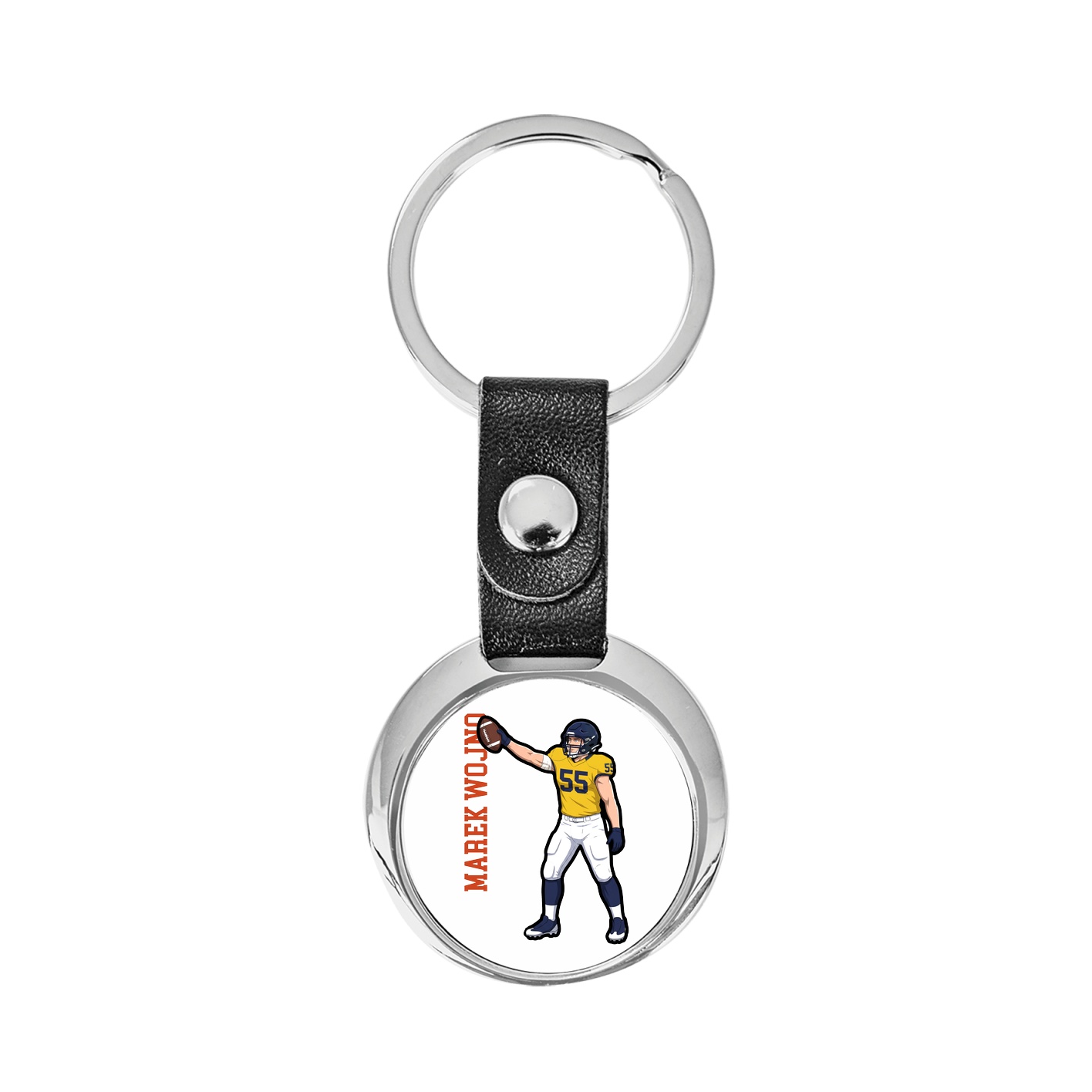 Key Chain — Name Vertical in Classic