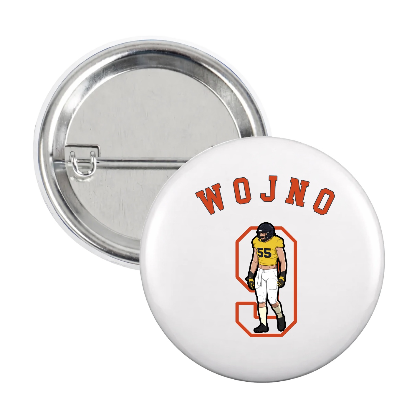 Game Day Button — Shirsey Arch in White