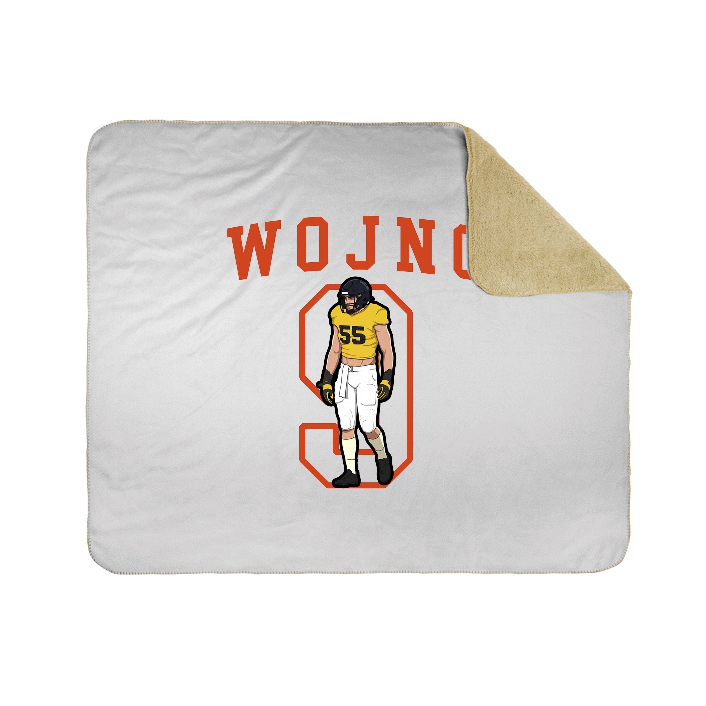 Throw Blanket — Shirsey in White