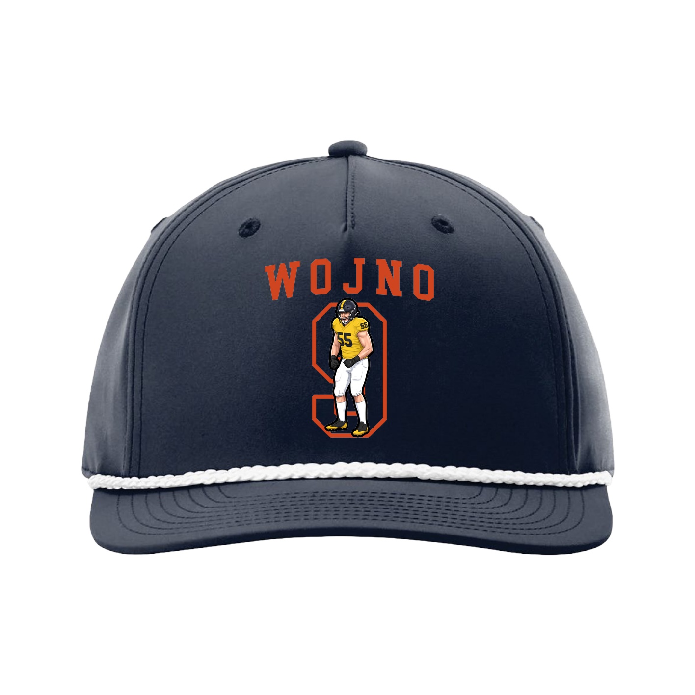 Five-Panel Classic Rope Cap — Shirsey in Navy