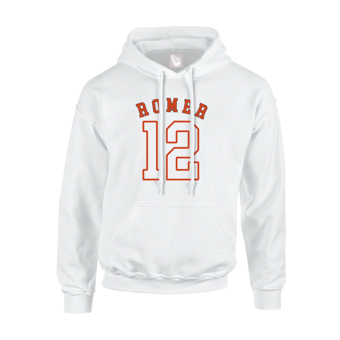 Hoodie — Shirsey Arch in White
