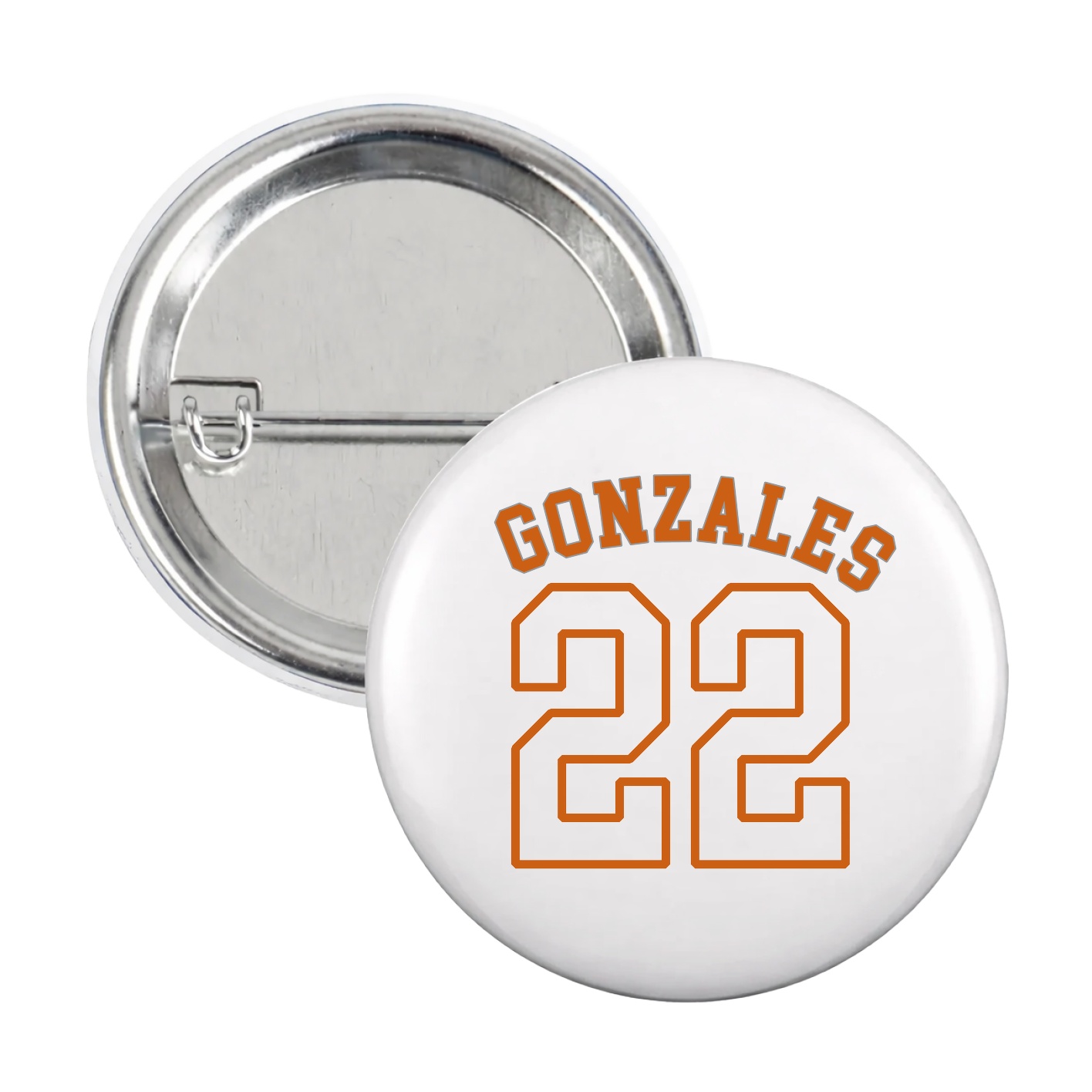 Game Day Button — Shirsey Arch in White