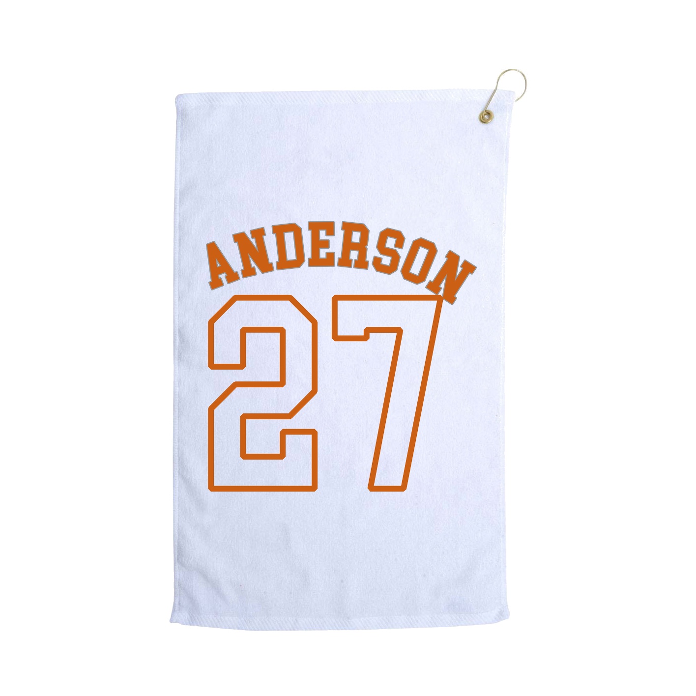 Golf Towel — Shirsey Arch in White