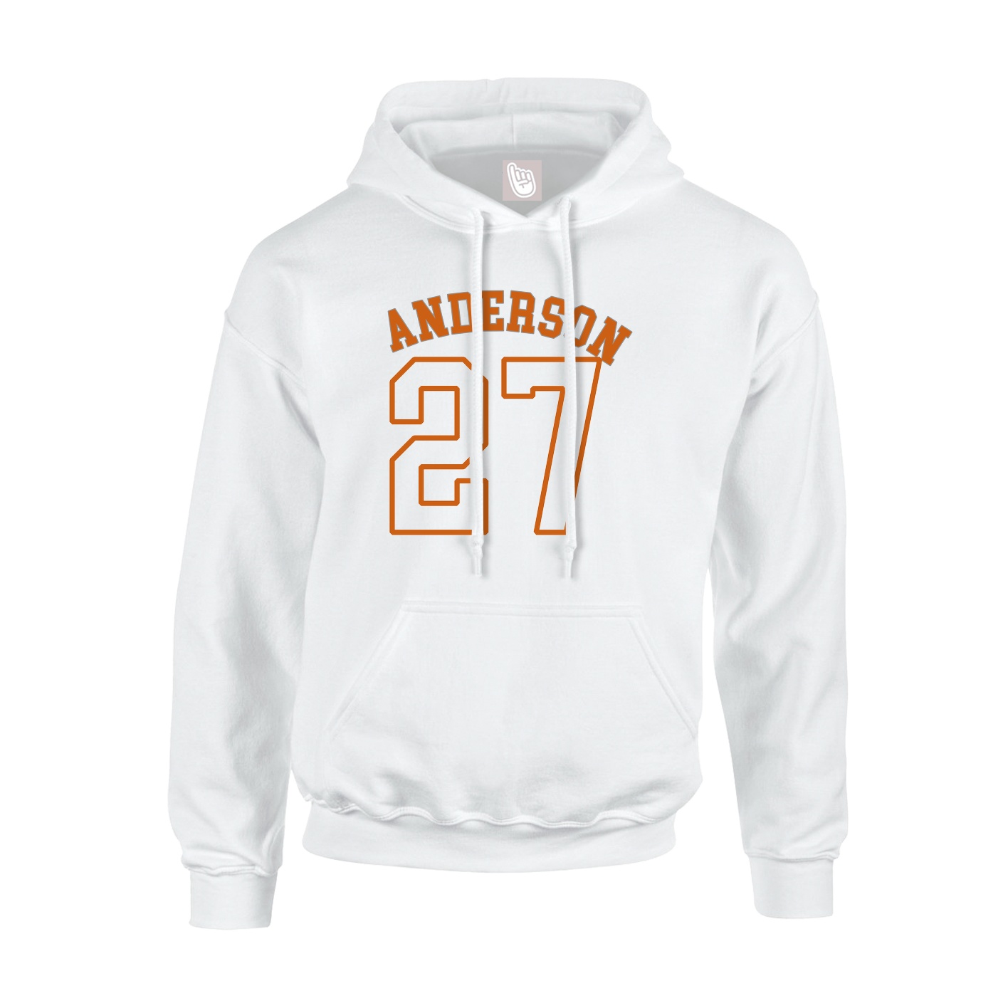 Youth Hoodie — Shirsey Arch in White