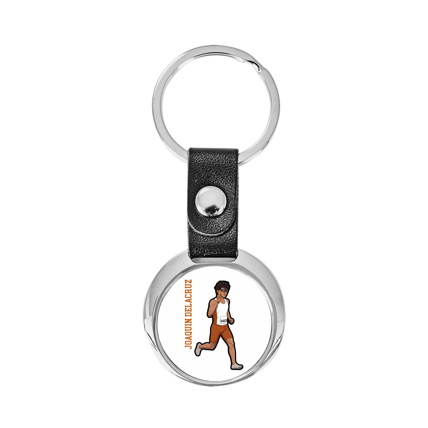Key Chain — Name Vertical in Classic