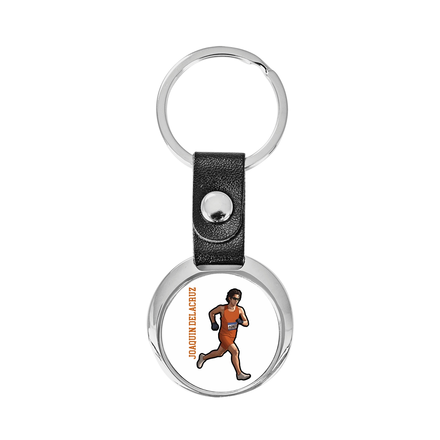 Key Chain — Name Vertical in Classic