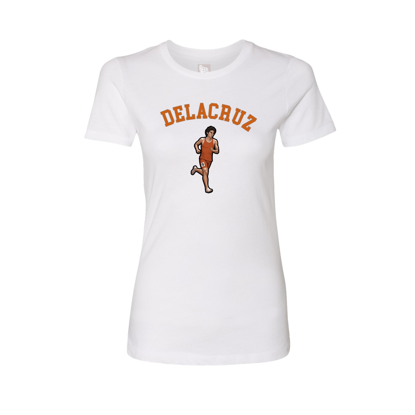 Fitted Women's Tee — Shirsey Arch in White