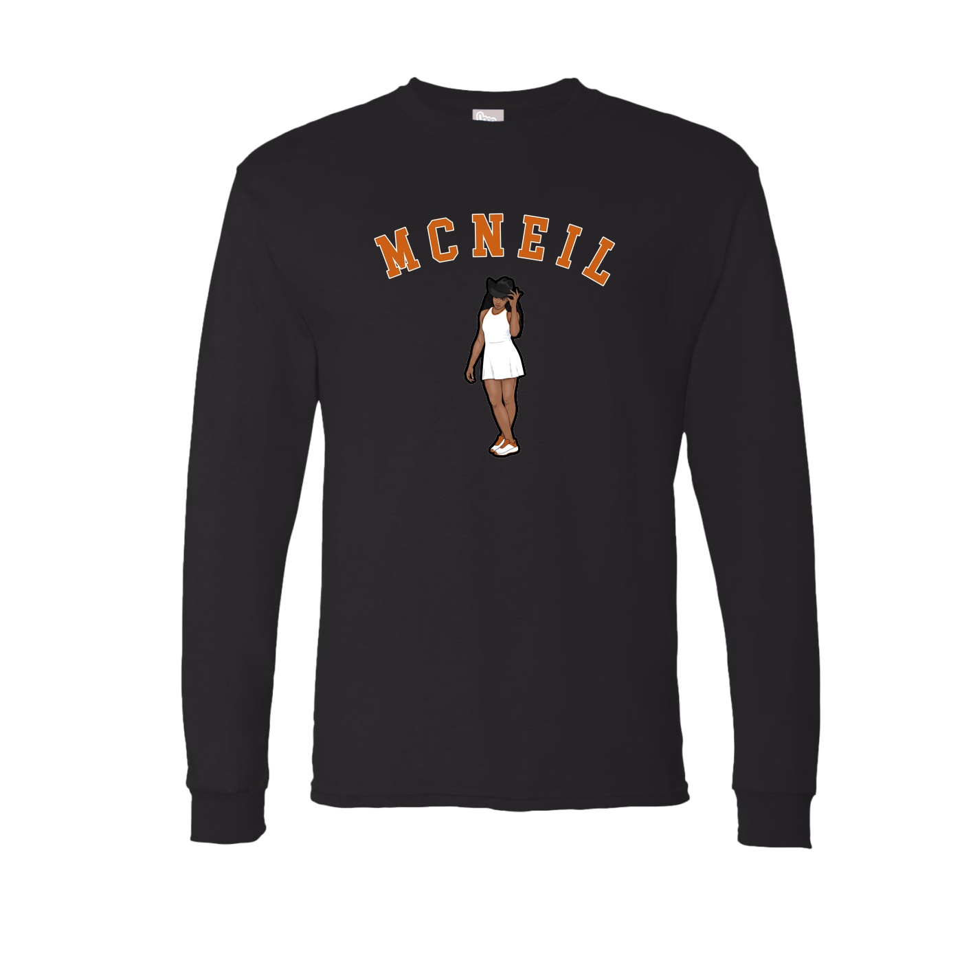 Long Sleeve Tee — Shirsey Arch in Black
