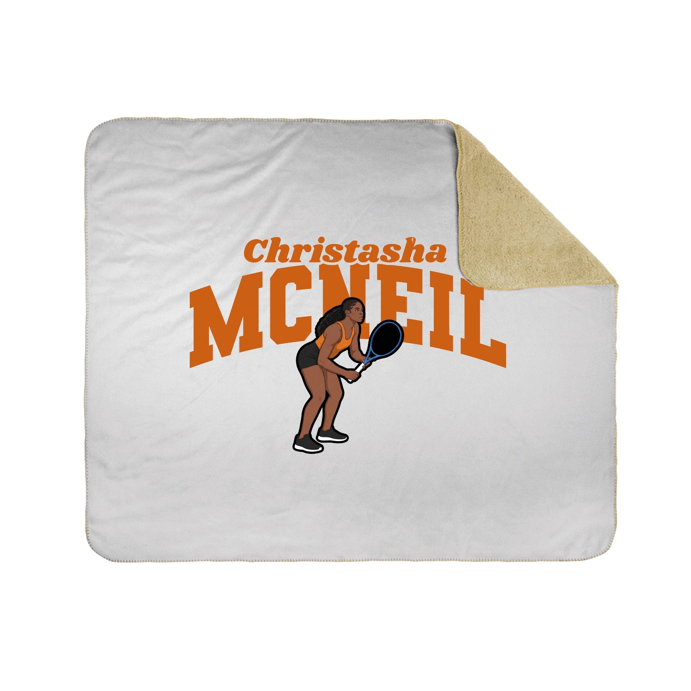 Throw Blanket — Signature Arch in White