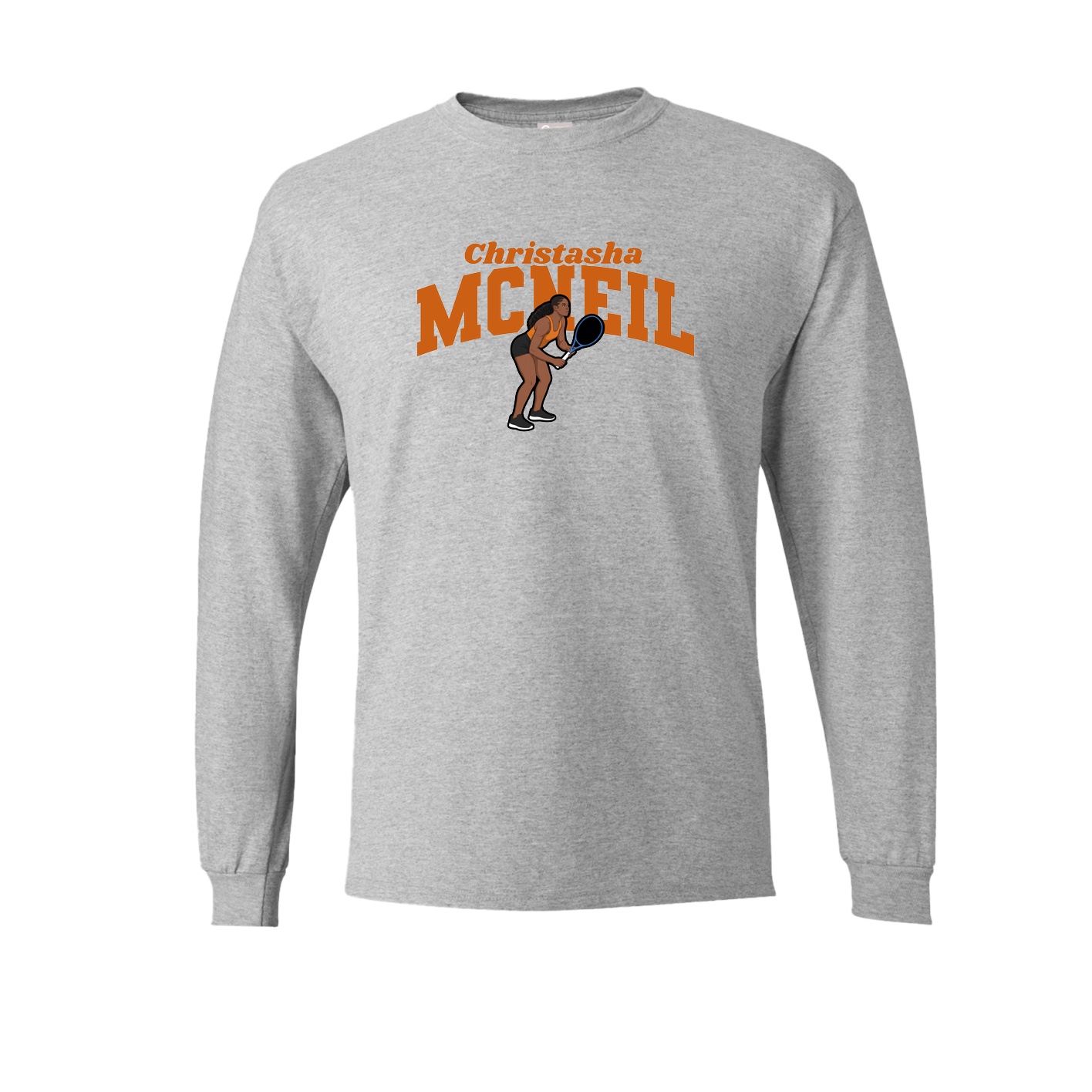 Long Sleeve Tee — Signature Arch in Grey