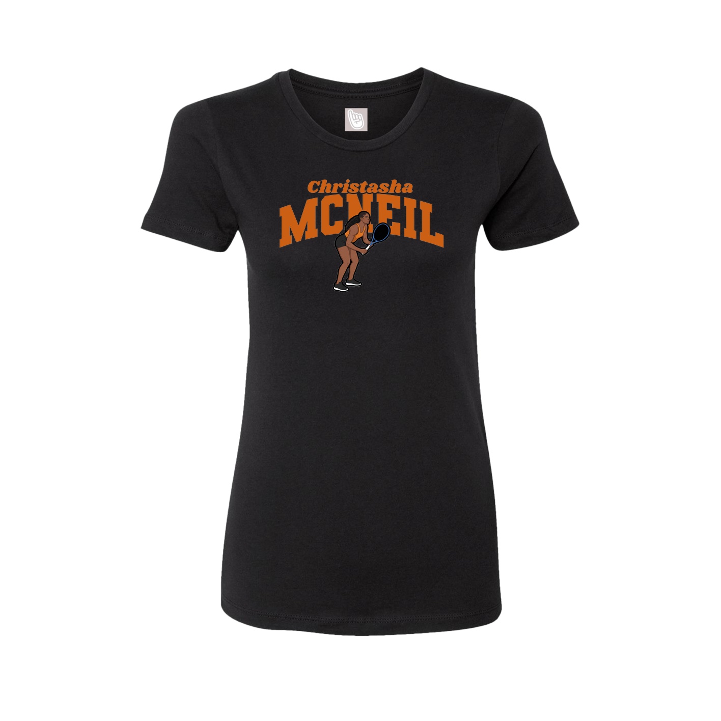 Womens Tee — Signature Arch in Black