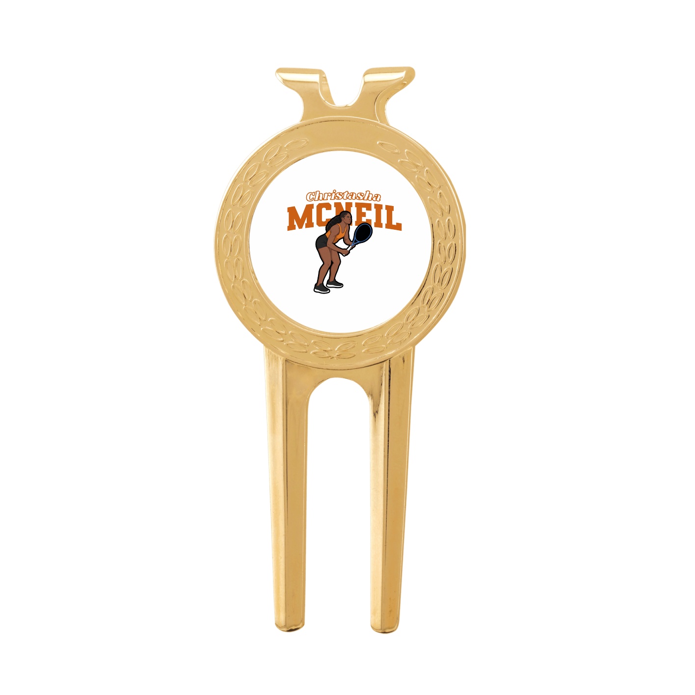 Divot Tool with Ball Marker — Name Arch in Classic