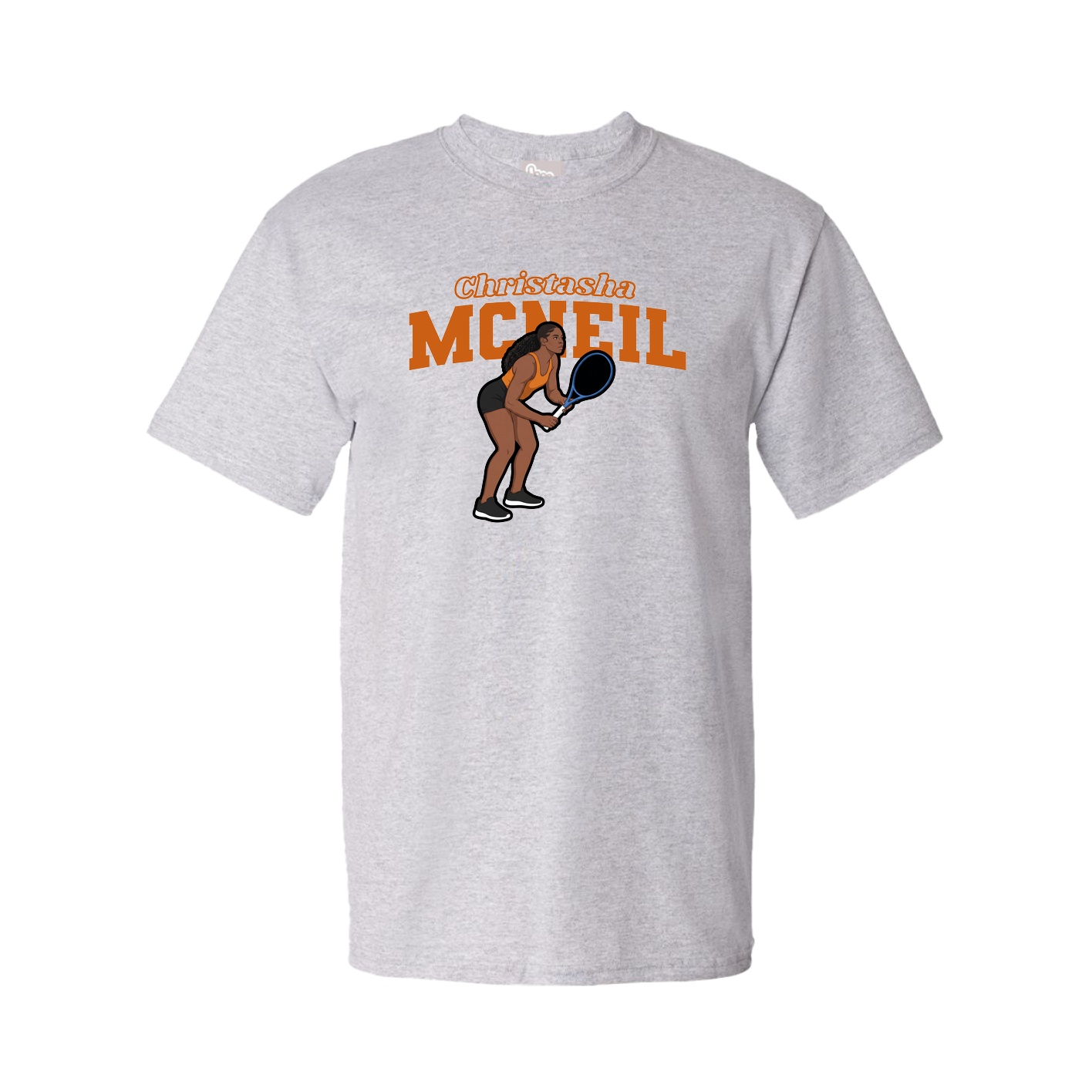 Tee — Name Arch in Grey