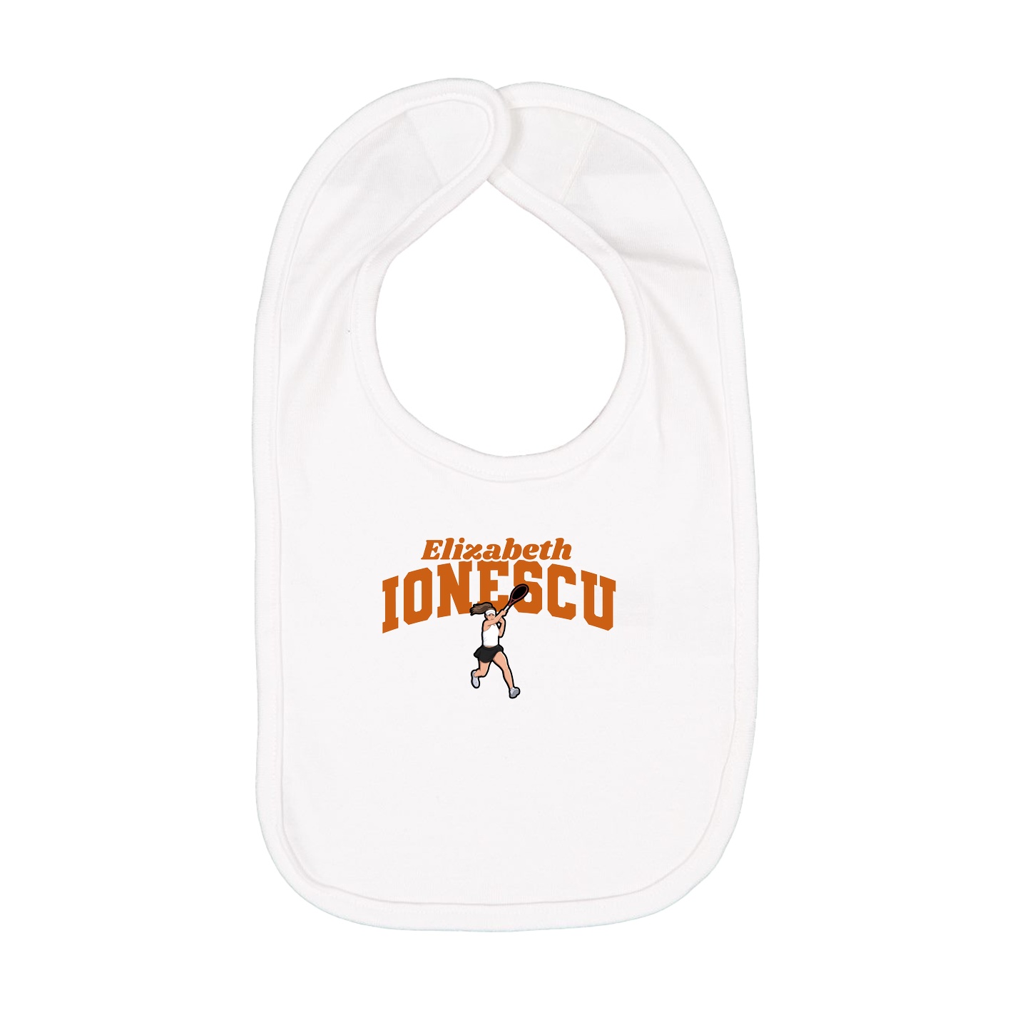 Infant Bib — Signature Arch in White