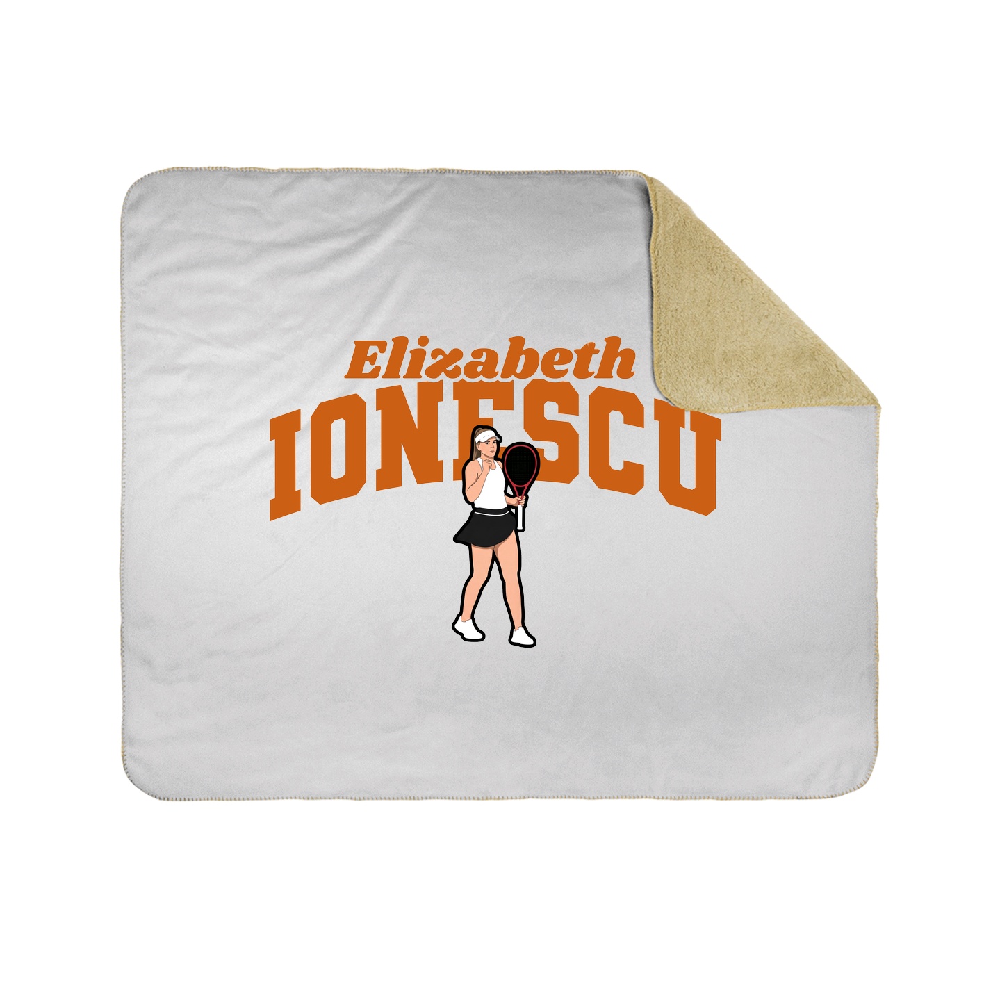 Throw Blanket — Signature Arch in White