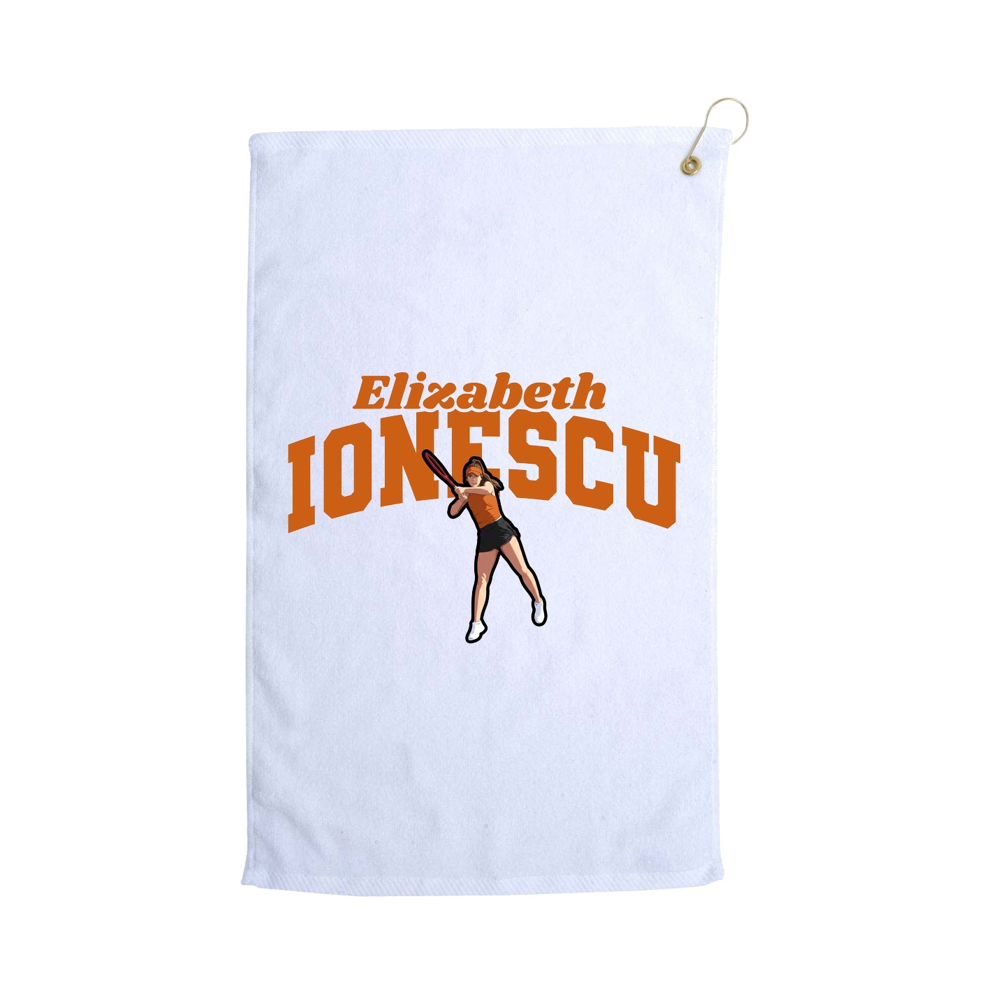 Golf Towel — Signature Arch in White