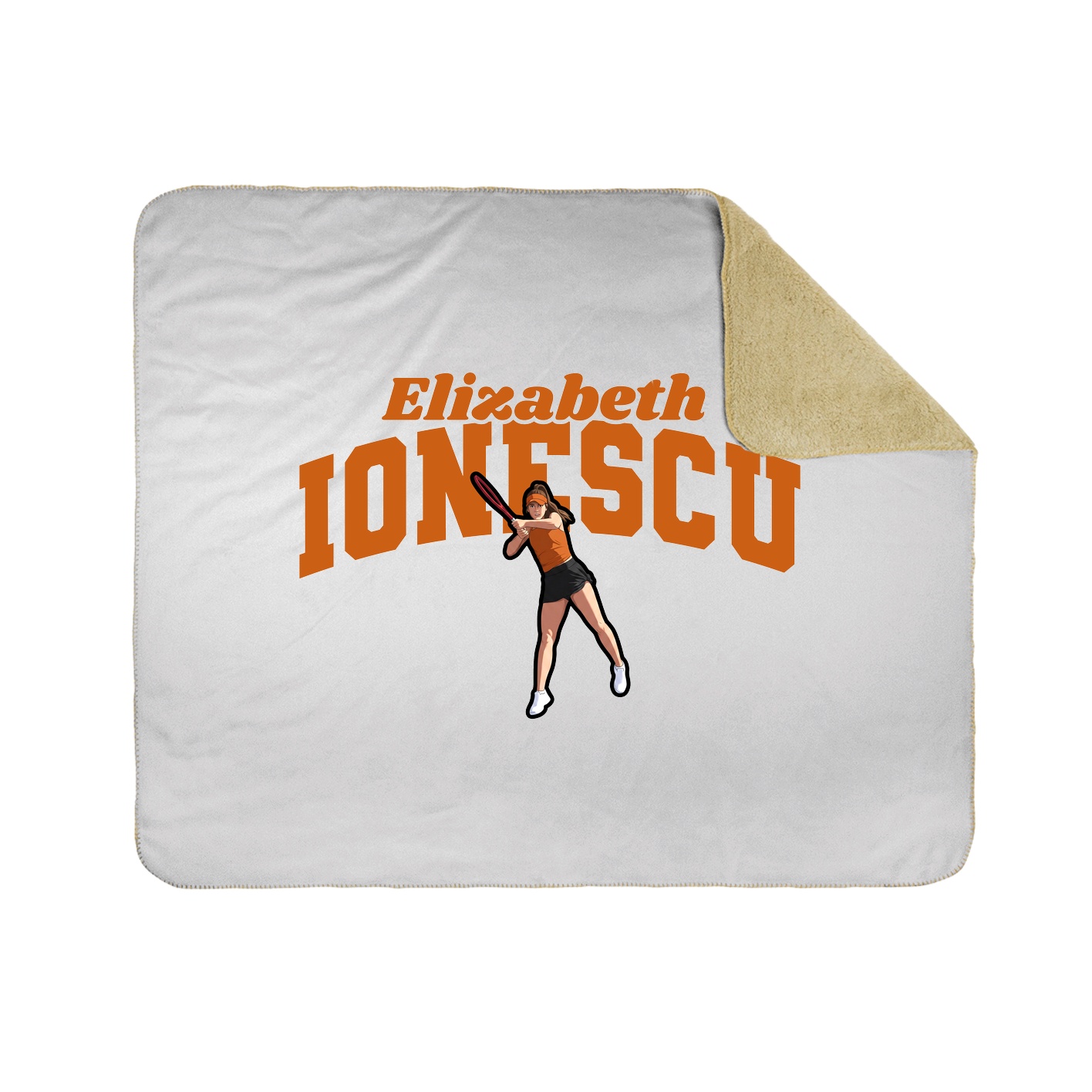 Throw Blanket — Signature Arch in White