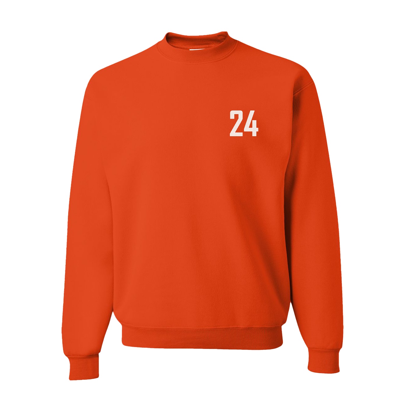 Fleece Crew — Front Shirsy in Orange