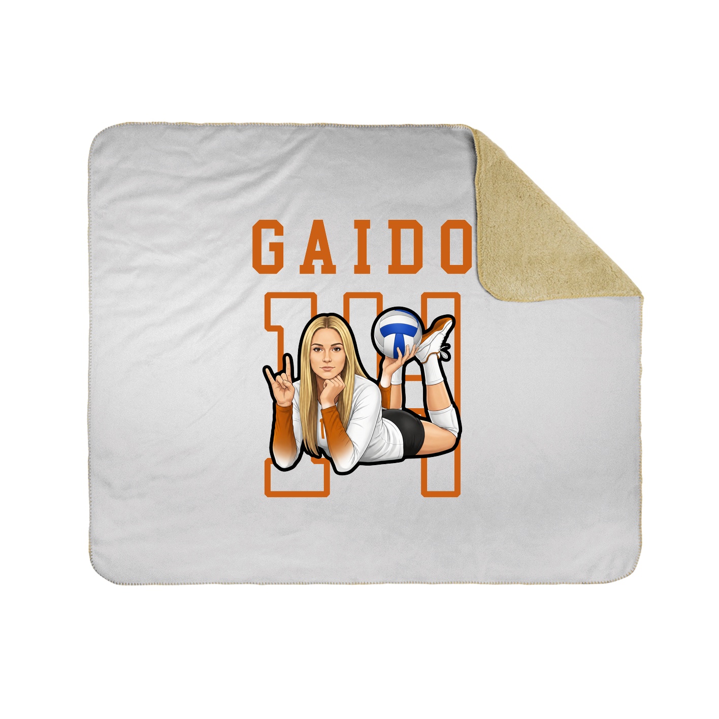 Throw Blanket — Shirsey in White