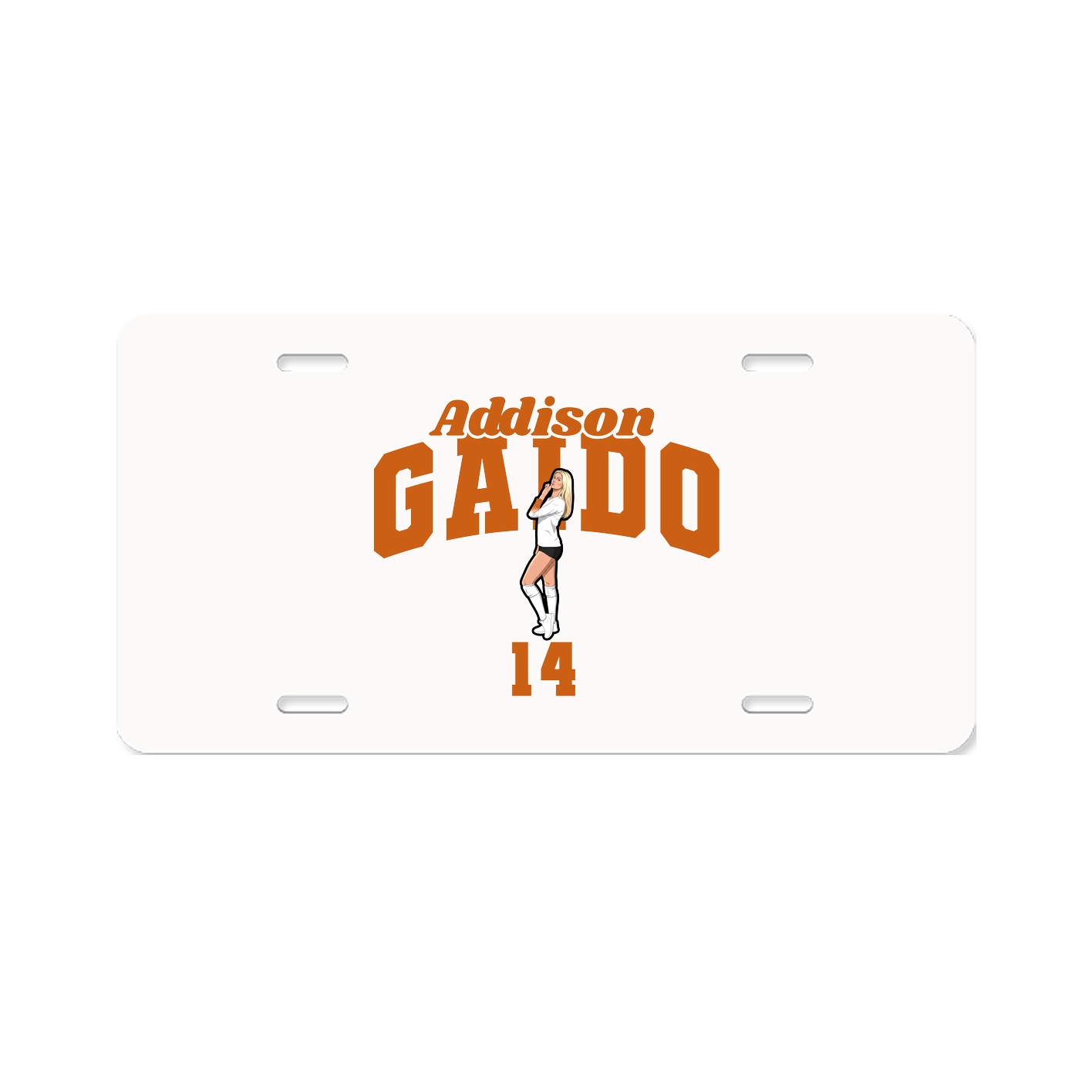 License Plate — Signature Arch in Classic